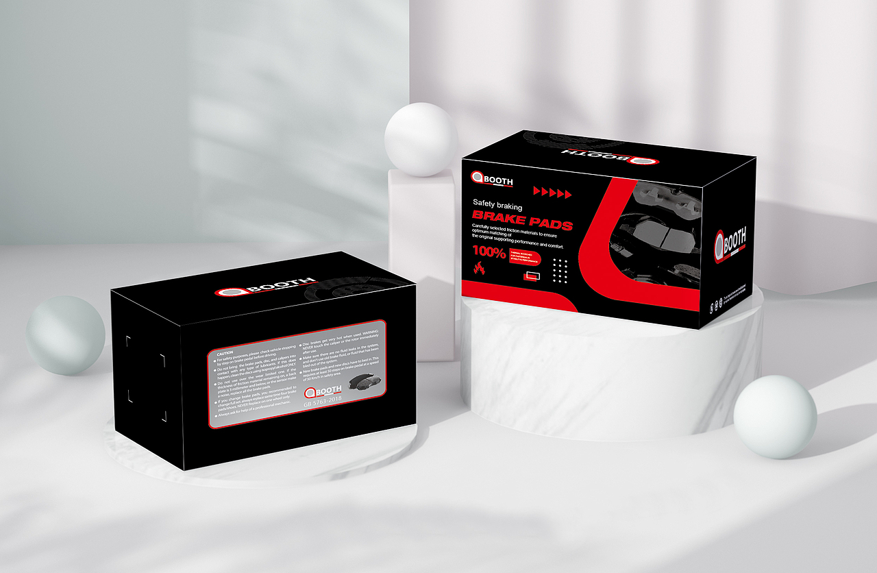 BOOTH刹车片包装设计（图ZMzQ3NDM3ODU2） - 包装 - 站酷设计师韩洪章一墨资设计原创素材 - 站酷ZCOOL