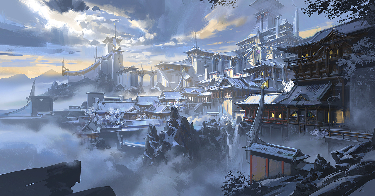 【雪城】 附带绘画过程