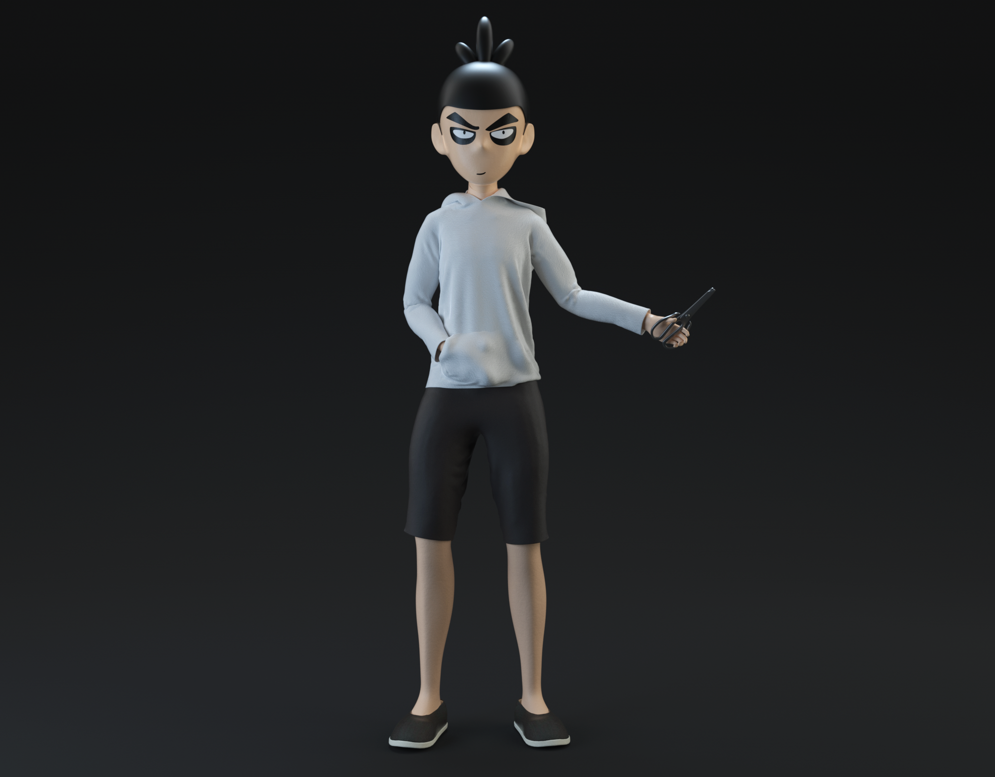 【assassin:wu liuqi】-刺客伍六七-ip角色三维表现