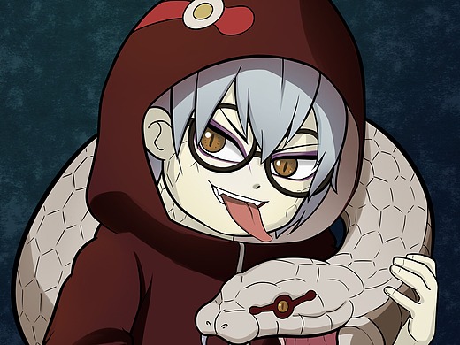 半蛇斗篷药师兜