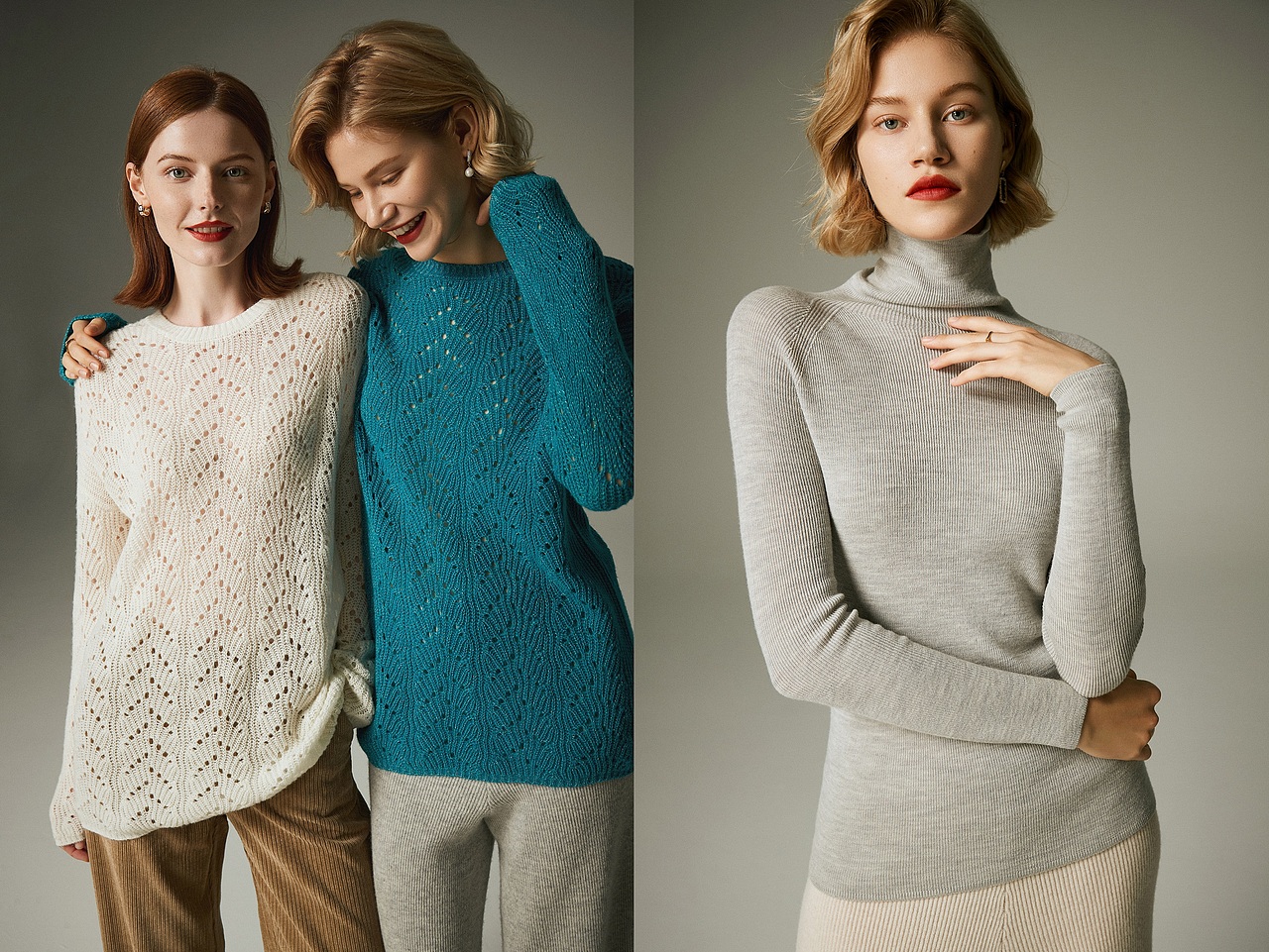 唯品电商秋冬拍摄