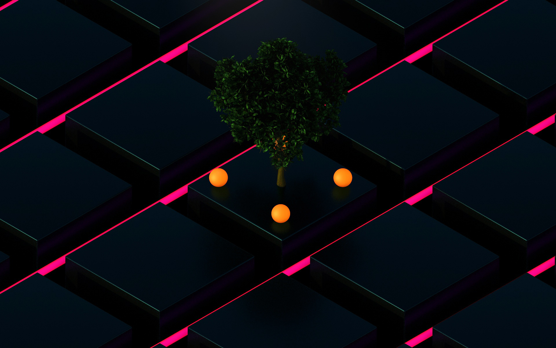 创建等距视角创意场景 - 临摹