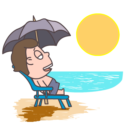 屌丝哥旅游主题表情——翔通动漫