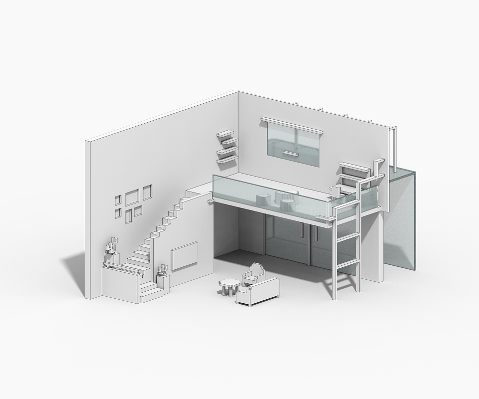 Voxel我家（理想）（图ZODcwMTg5NjQ=） - 建筑/空间 - 站酷设计师sundaisun原创素材 - 站酷ZCOOL