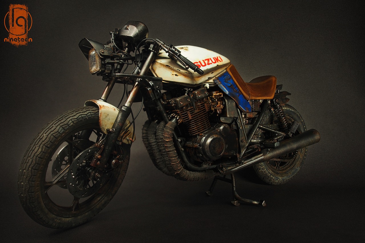 田宫1:6摩托模型 废土风铃木GSX1100S刀（图ZMjI1MTE0MTcy） - 手办/模玩 - 站酷设计师Nineteen_19原创素材 - 站酷ZCOOL