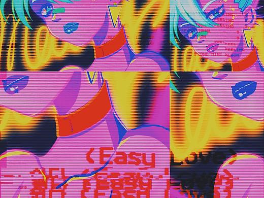 Mary/Maria赛博霓虹风头像