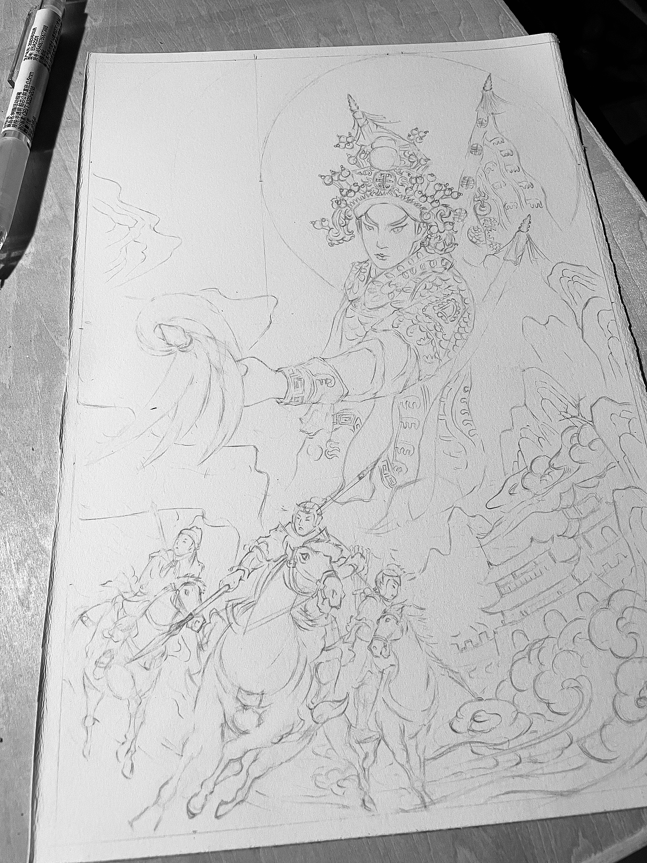 原创插画,武神赵子龙