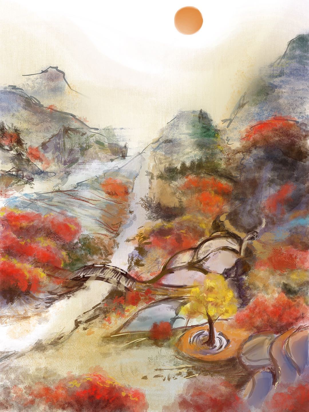 天官赐福场景画临摹（图ZMjU3MTgzMzA0） - 绘本 - 站酷设计师酌儿原创素材 - 站酷ZCOOL