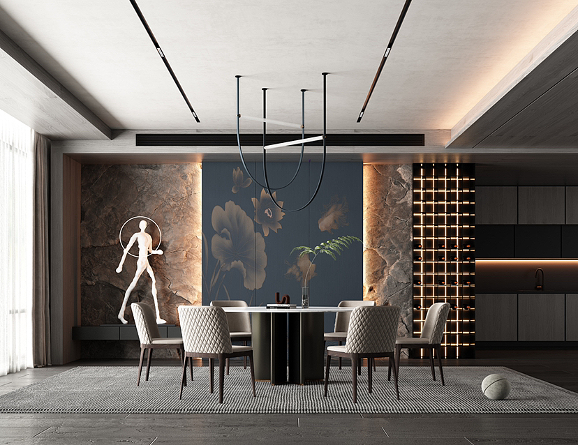 数码墙绘肌理画