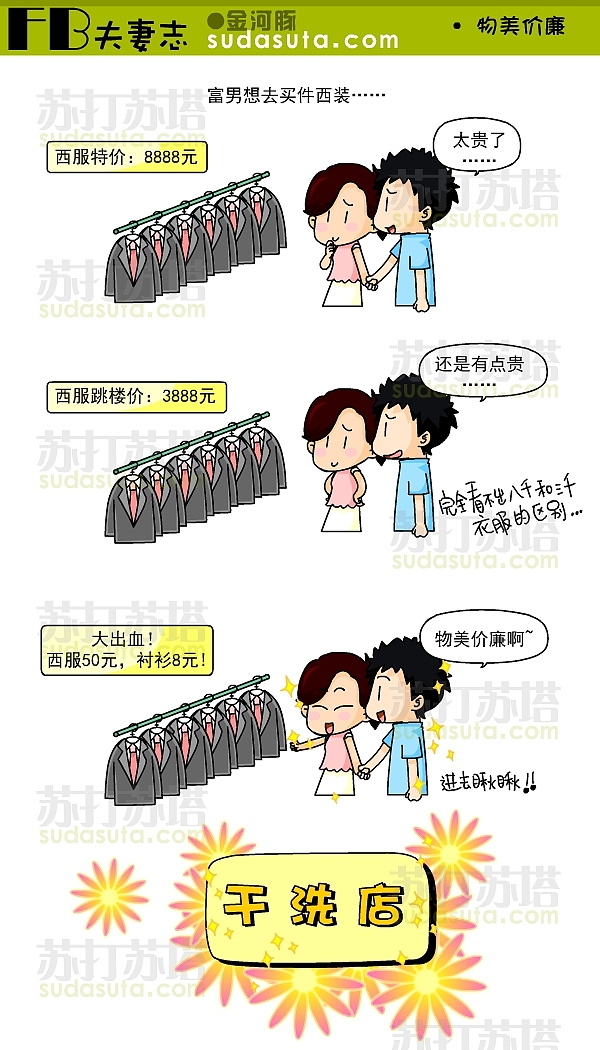 ◆《FB夫妻志》◆（图ZMzQ0NDA2NA==） - 商业插画 - 站酷设计师一大碗炸酱面原创素材 - 站酷ZCOOL