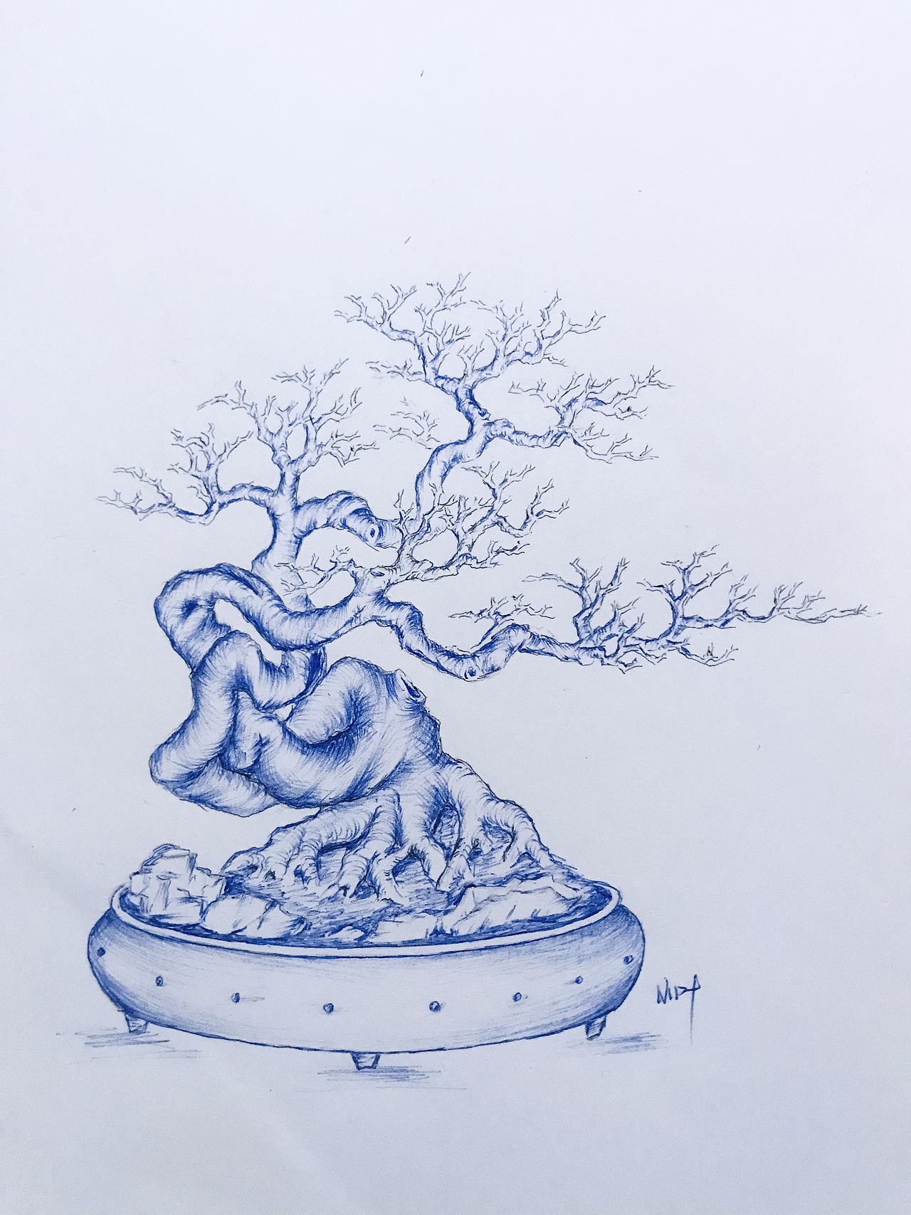 盆景（图ZMjUzMzMyMzg0） - 绘画 - 站酷设计师Z75835907原创素材 - 站酷ZCOOL