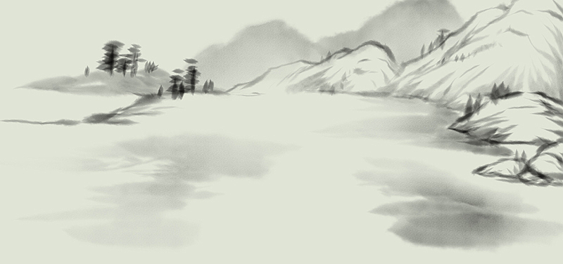 水墨山水（图ZMjgwOTY3ODg=） - 动画片 - 站酷设计师中国风动画原创素材 - 站酷ZCOOL