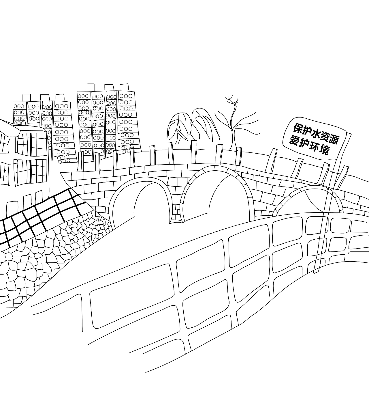 春天古迹小桥（图ZMjQ3ODY3OTQw） - 海报 - 站酷设计师逐光少年原创素材 - 站酷ZCOOL