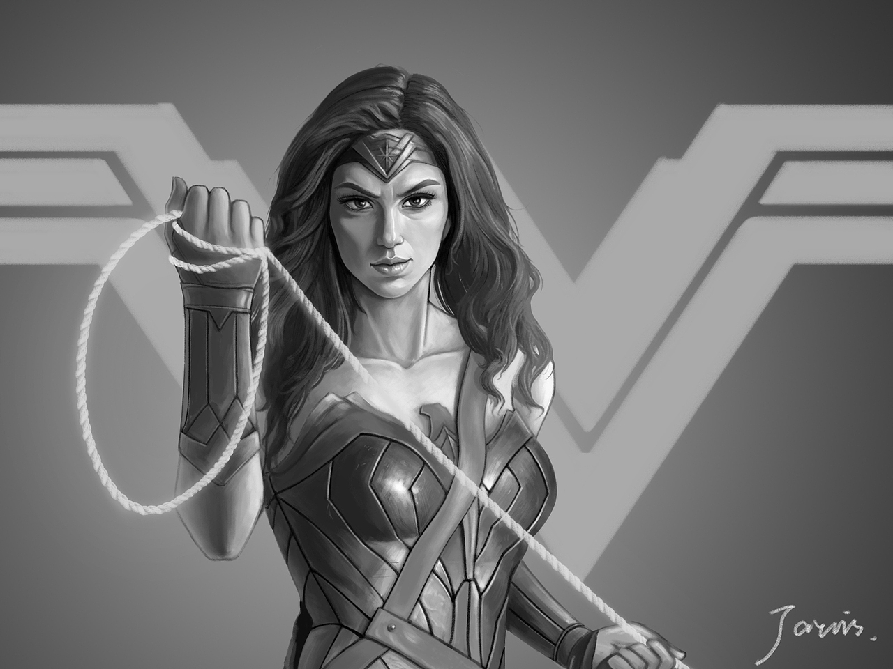 Wonder Woman（图ZNDgwMDk4ODQ=） - 创作习作 - 站酷设计师Lemon胡豆豆原创素材 - 站酷ZCOOL