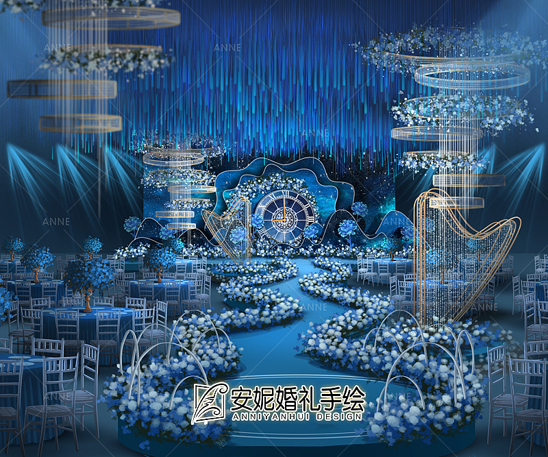 流年 | 安妮婚礼手绘（图ZMTU2MTIyMzYw） - 舞台美术 - 站酷设计师安妮婚礼手绘原创素材 - 站酷ZCOOL