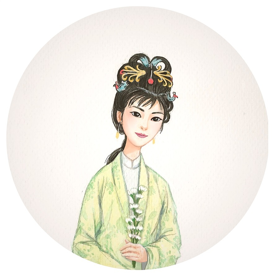 红楼十二金钗正册人物像