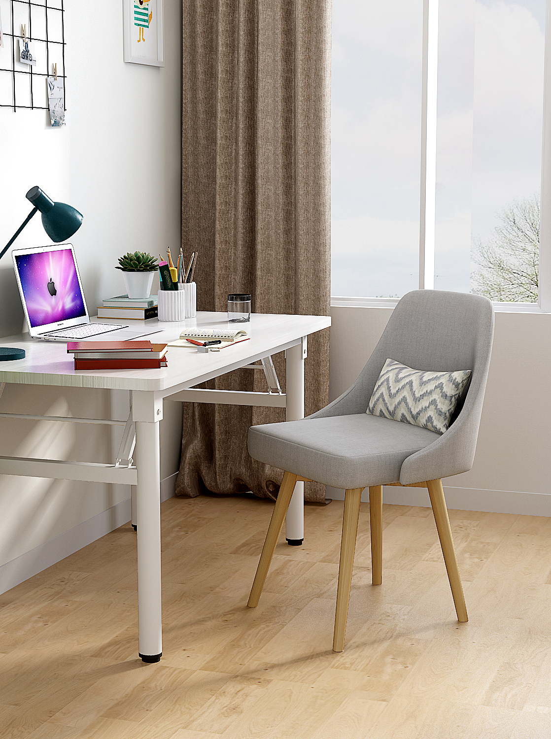 电脑椅三维建模渲染