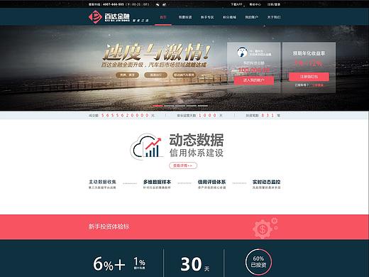 百达金融3.0设计（个人主页-ZMjcyNzMxODA=） - 企业官网 - 站酷设计师老宅又来了原创素材 - 站酷ZCOOL