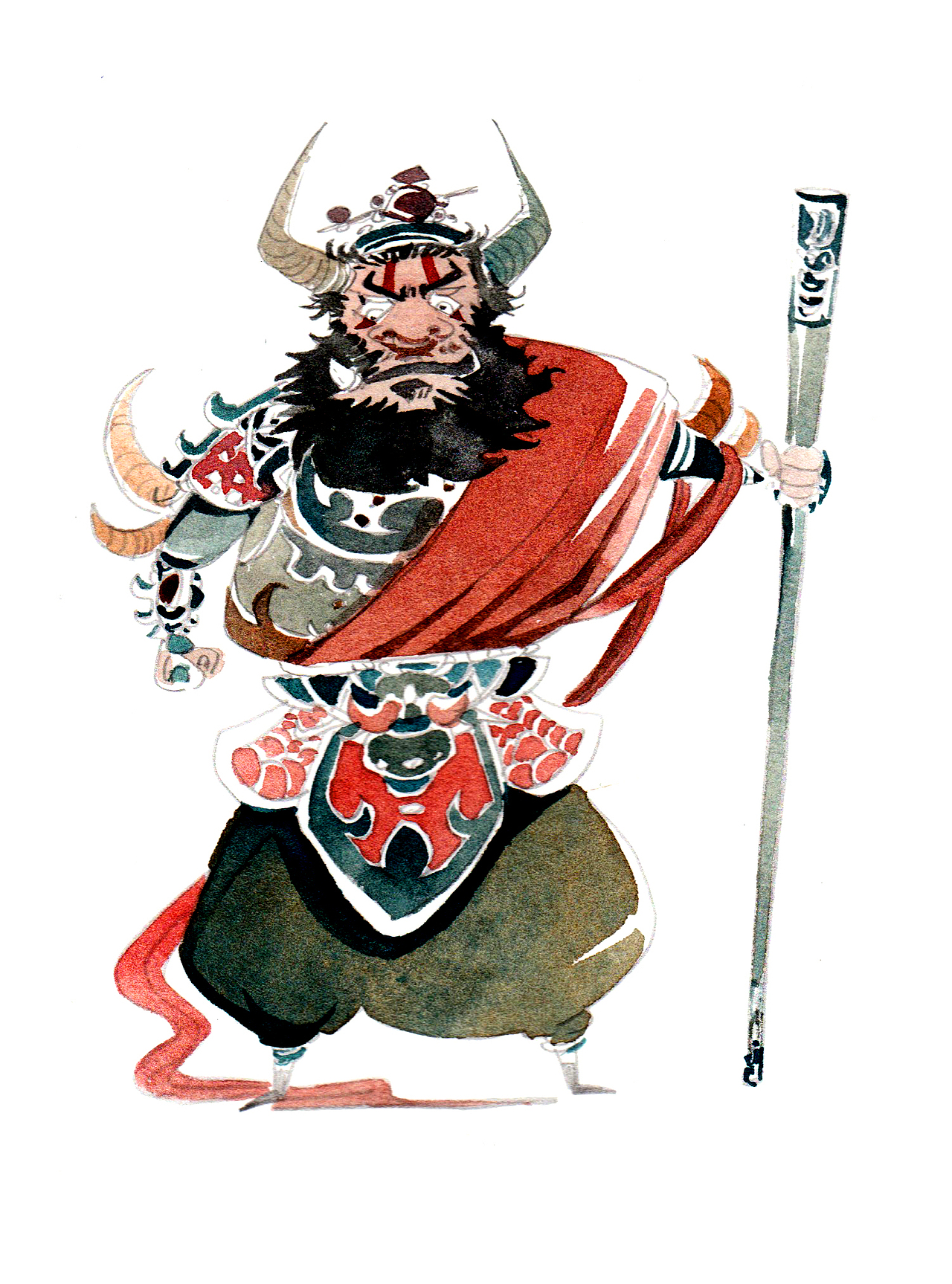 概念水彩绘本“齐天”人物设定集之一（图ZMjUwNDAwNzY0） - 概念设定 - 站酷设计师妥妥toto原创素材 - 站酷ZCOOL