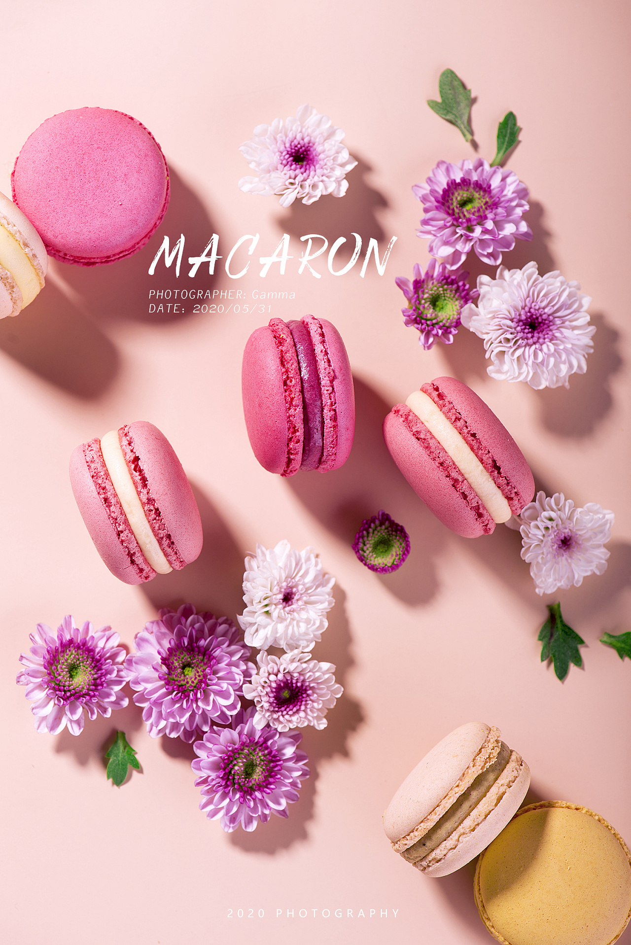 少女心马卡龙拍摄