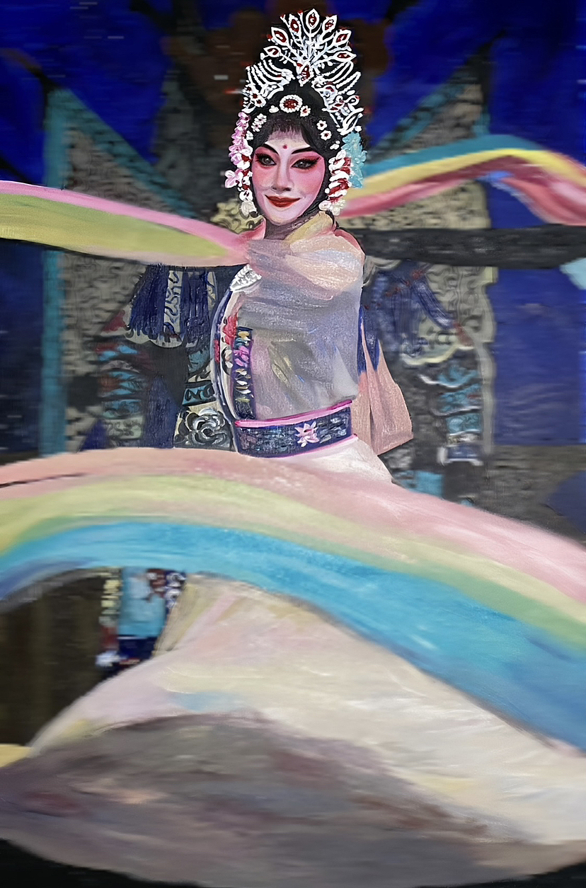 闭月羞花（图ZMzY3MTQyODUy） - 短篇/格漫 - 站酷设计师喜越庭油画原创素材 - 站酷ZCOOL