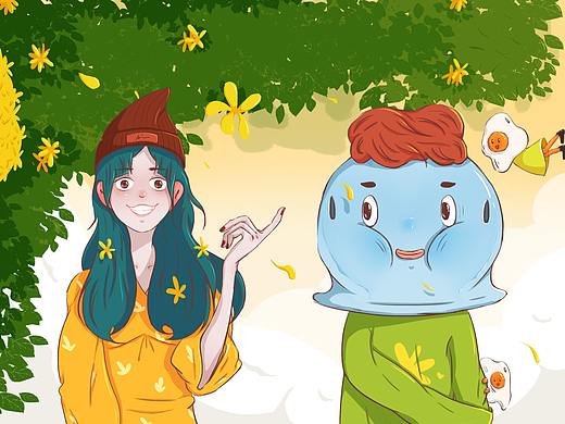 蛋黃的長裙（個人主頁-ZNDQ3OTQxNjA=） - 創(chuàng)作習(xí)作 - 站酷設(shè)計師As_阿斯原創(chuàng)素材 - 站酷ZCOOL