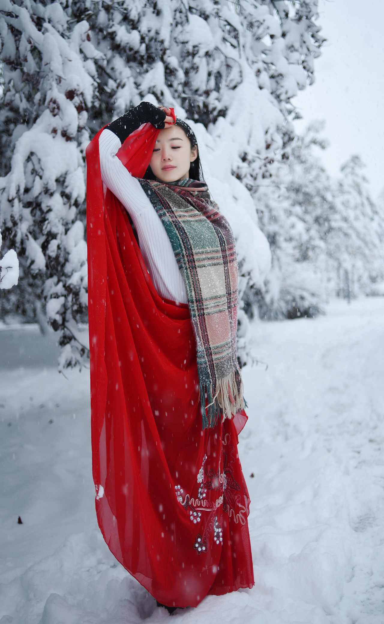 best小霞-雪景（图ZNjQyMTY2NDA=） - 人像摄影 - 站酷设计师best小霞原创素材 - 站酷ZCOOL