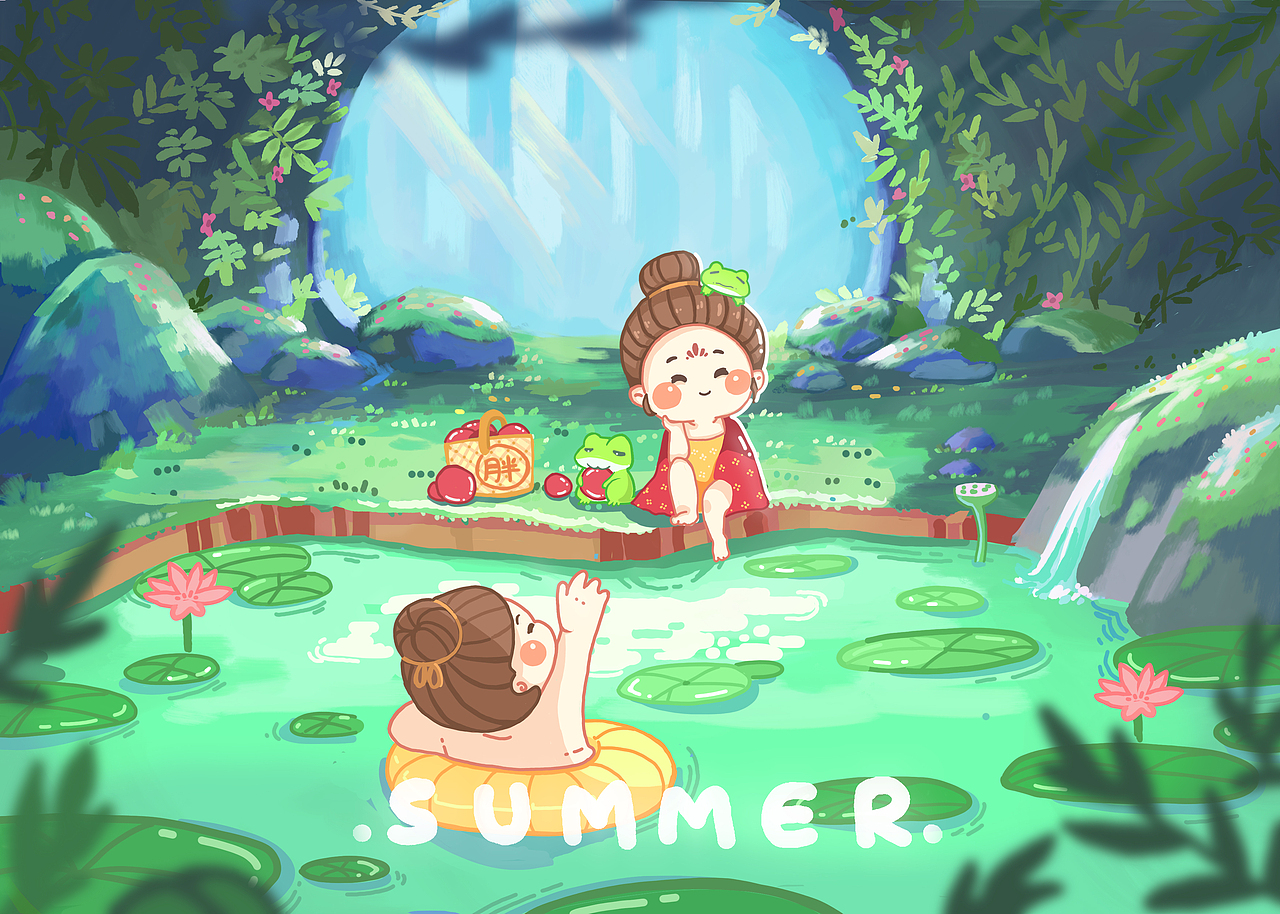 胖唐潮四季（图ZMjI0MTUyMzg0） - 儿童插画 - 站酷设计师MJPL原创素材 - 站酷ZCOOL