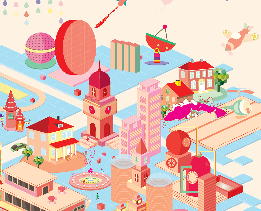 盛夏倾城（图ZOTQ4NDQ2NA==） - 新锐潮流插画 - 站酷设计师南风风原创素材 - 站酷ZCOOL