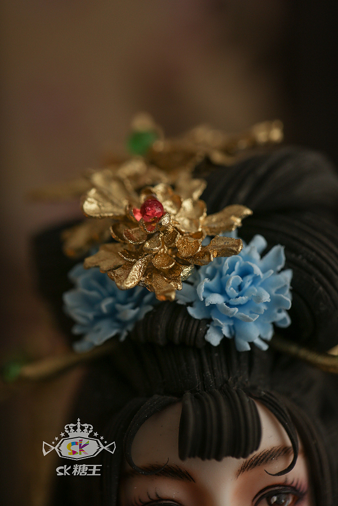 糖王周毅国际金奖蛋糕《武则天》高清细节图（图ZMTE2ODU0OTA4） - 手办/模玩 - 站酷设计师糖王周毅团队原创素材 - 站酷ZCOOL