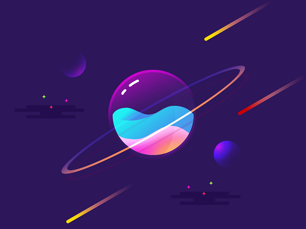 行星|平面|海报|麦浪气息_原创作品-站酷zcool