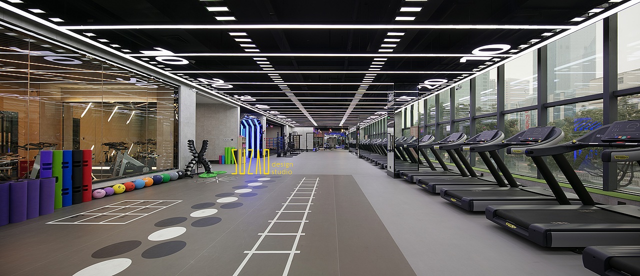 SUZAO Design Studio | 商业空间作品 C-SPORT健身房（图ZMTA0MzI3NDgw） - 家装设计 - 站酷设计师JAKE咫原创素材 - 站酷ZCOOL