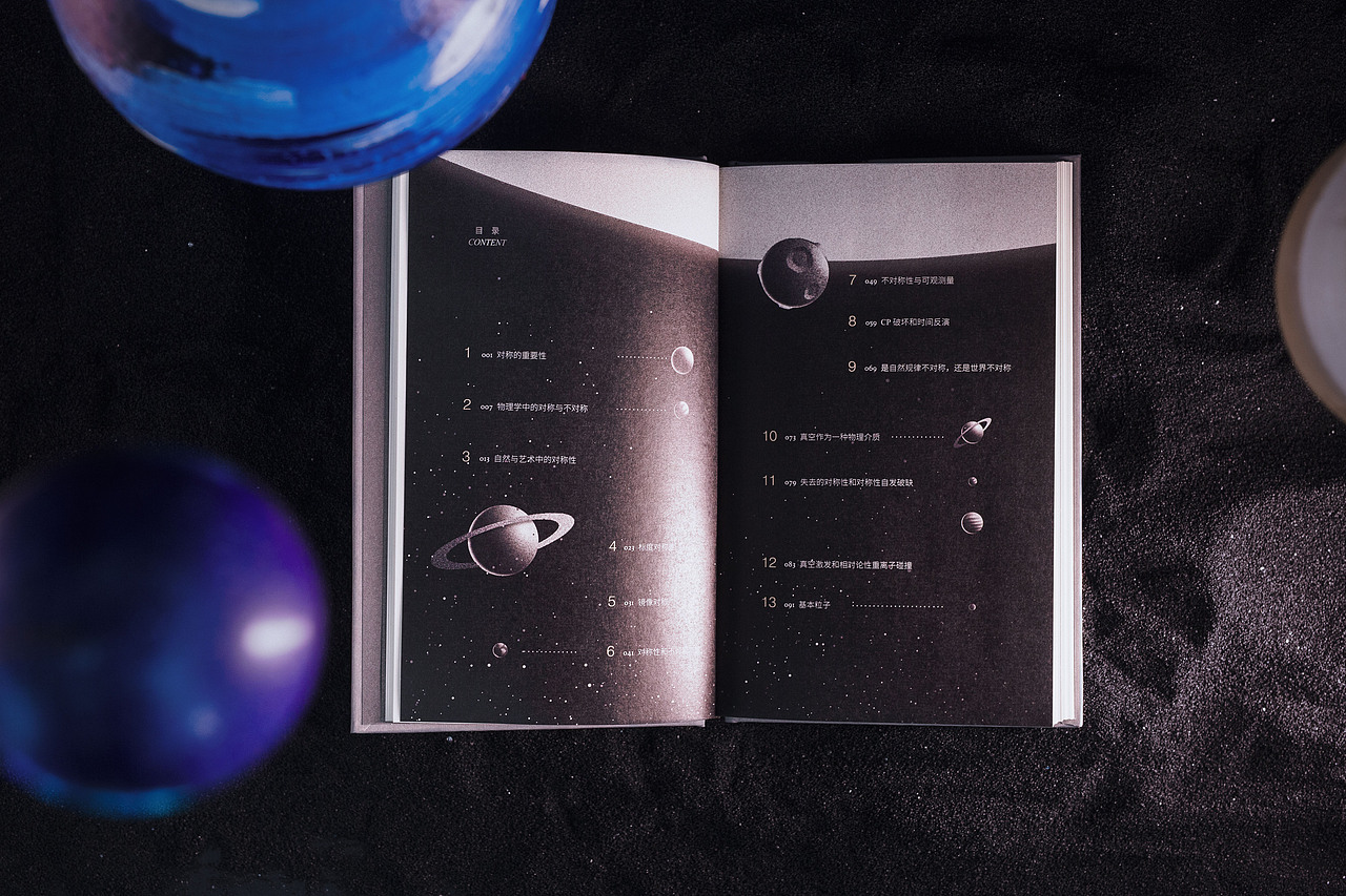 诺贝尔奖获得者 李政道《对此与不对称》科普插画