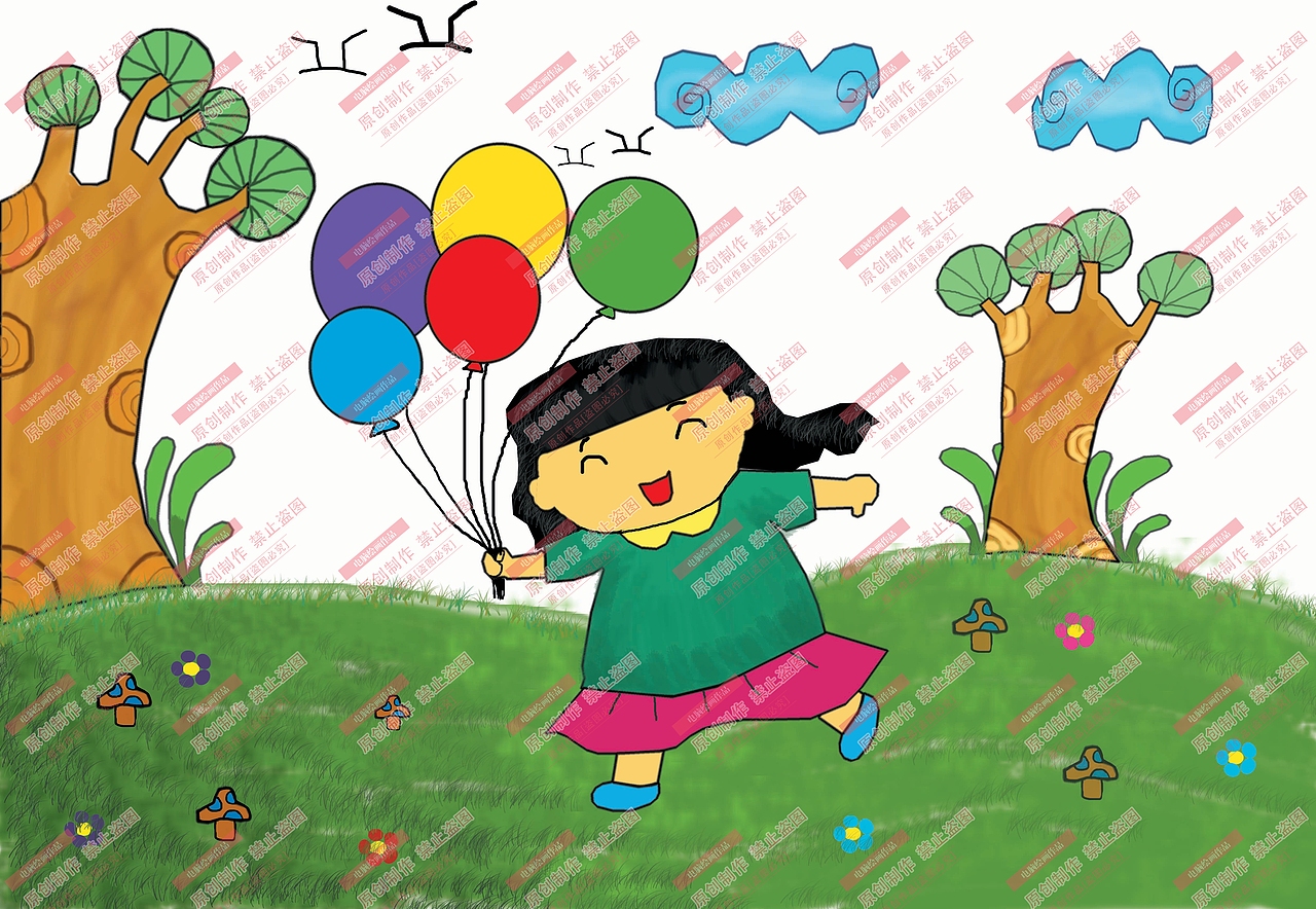 电脑作品 学生绘画 电脑绘画作品 中小学电脑绘画作品（图ZMTE5MTYzMjk2） - 艺术插画 - 站酷设计师sucaionline2020原创素材 - 站酷ZCOOL