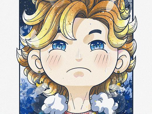 星座（个人主页-ZNDIyODQ0NzI=） - 商业插画 - 站酷设计师一条鱼wk原创素材 - 站酷ZCOOL