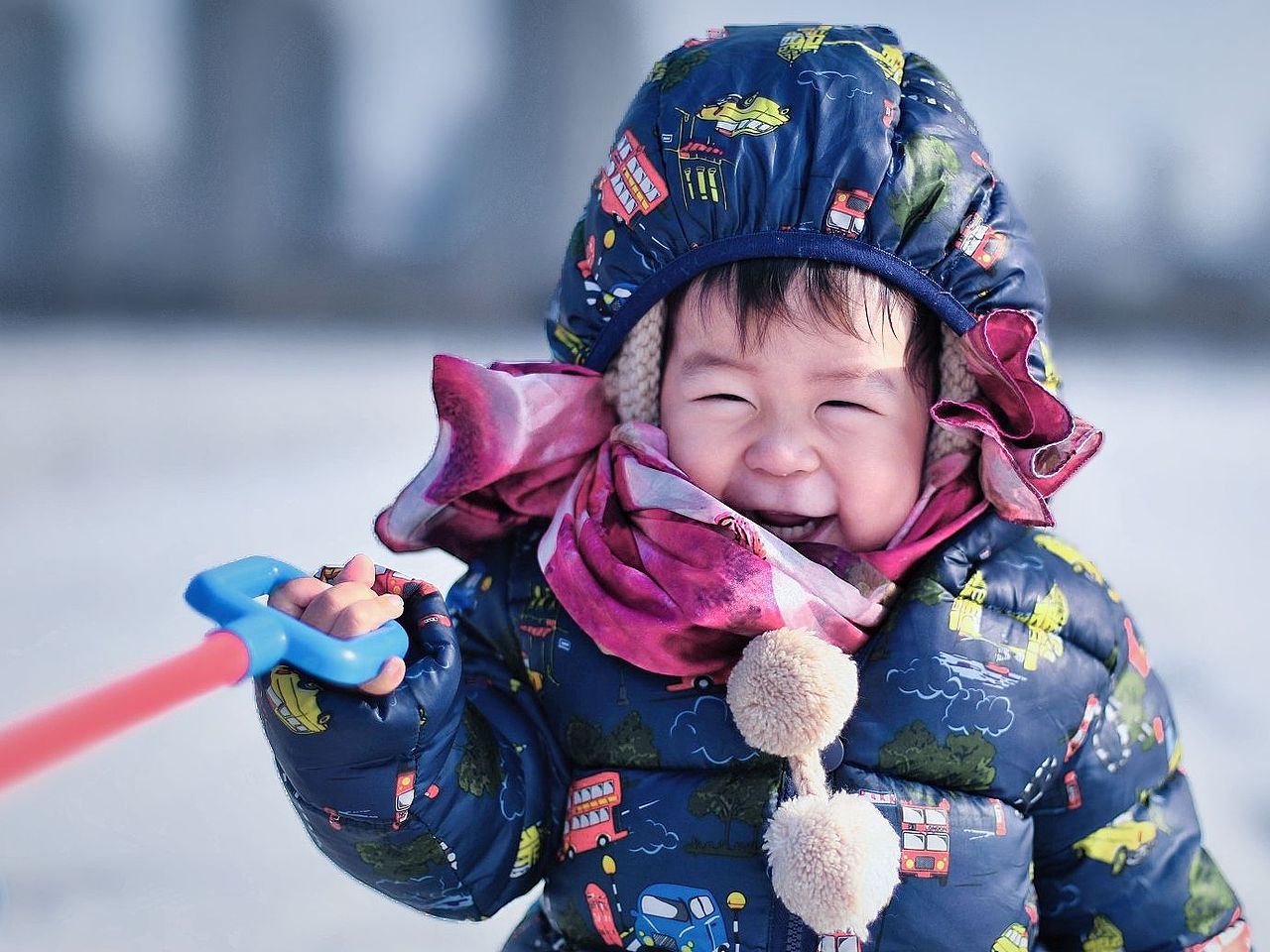 宝贝当当的快乐瞬间