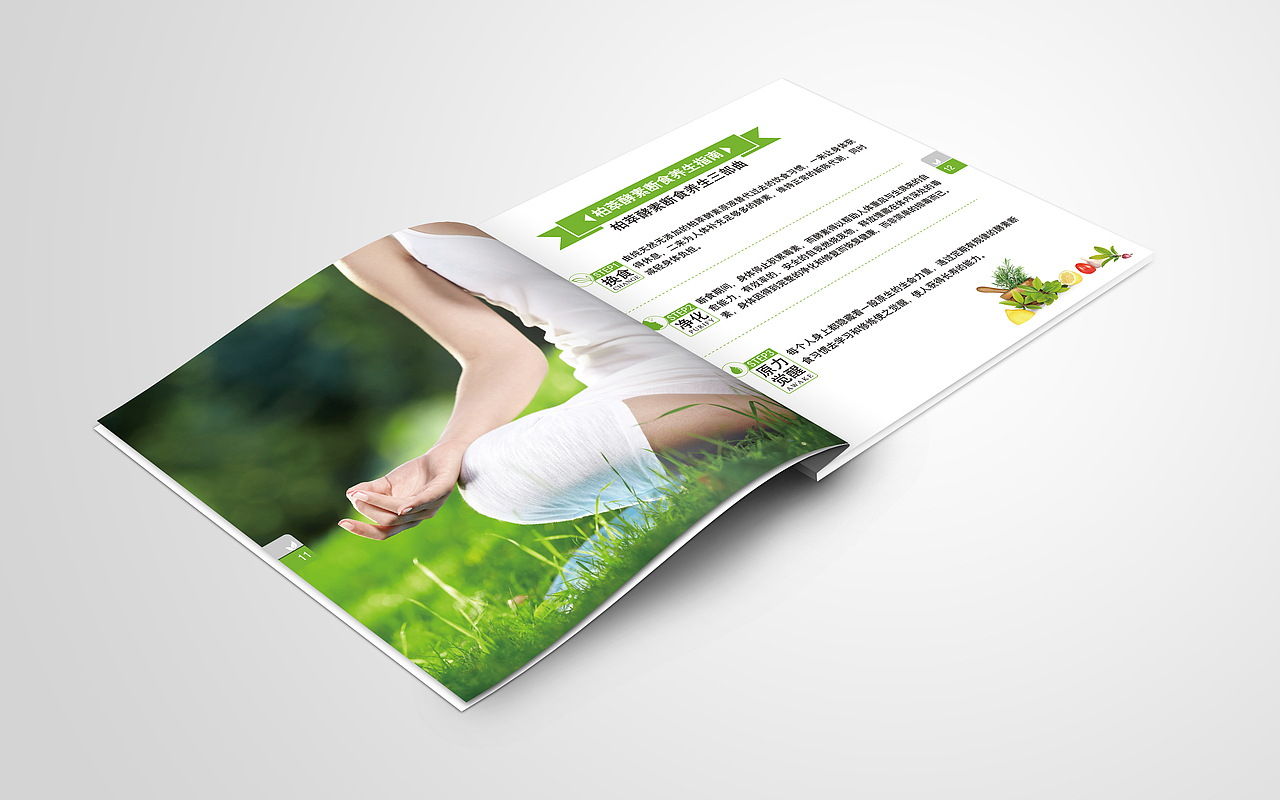 柏萃酵素断食养生手册（图ZODEwMjI2MjQ=） - 书籍/画册 - 站酷设计师meilens原创素材 - 站酷ZCOOL