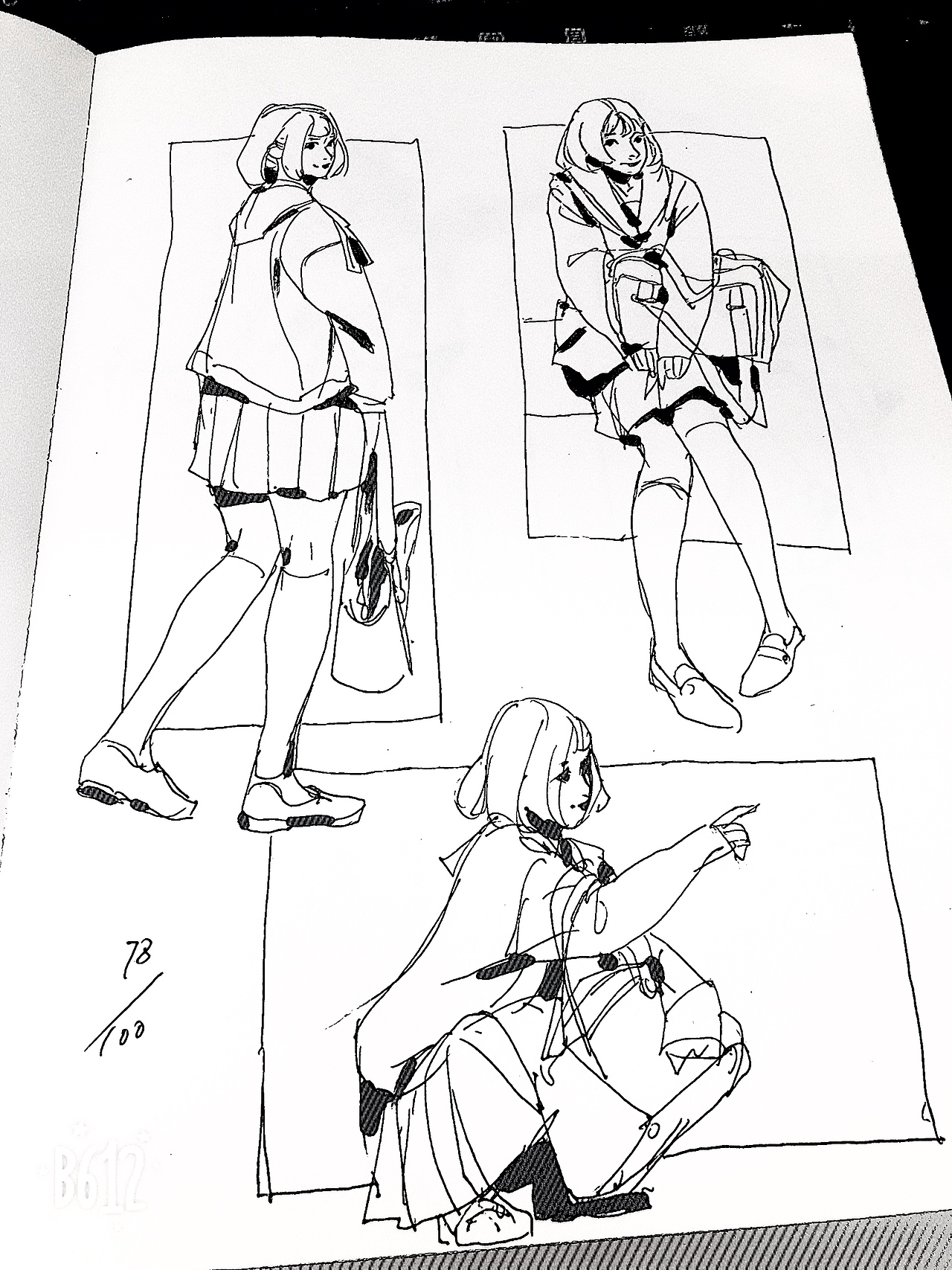 近期速写（图ZMTQ1NDQzODky） - 其他 - 站酷设计师加糖薄荷糖原创素材 - 站酷ZCOOL