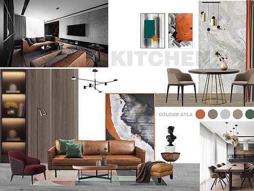 MEIJIAN | LIVING ROOM | KITCHEN | 北欧 工业