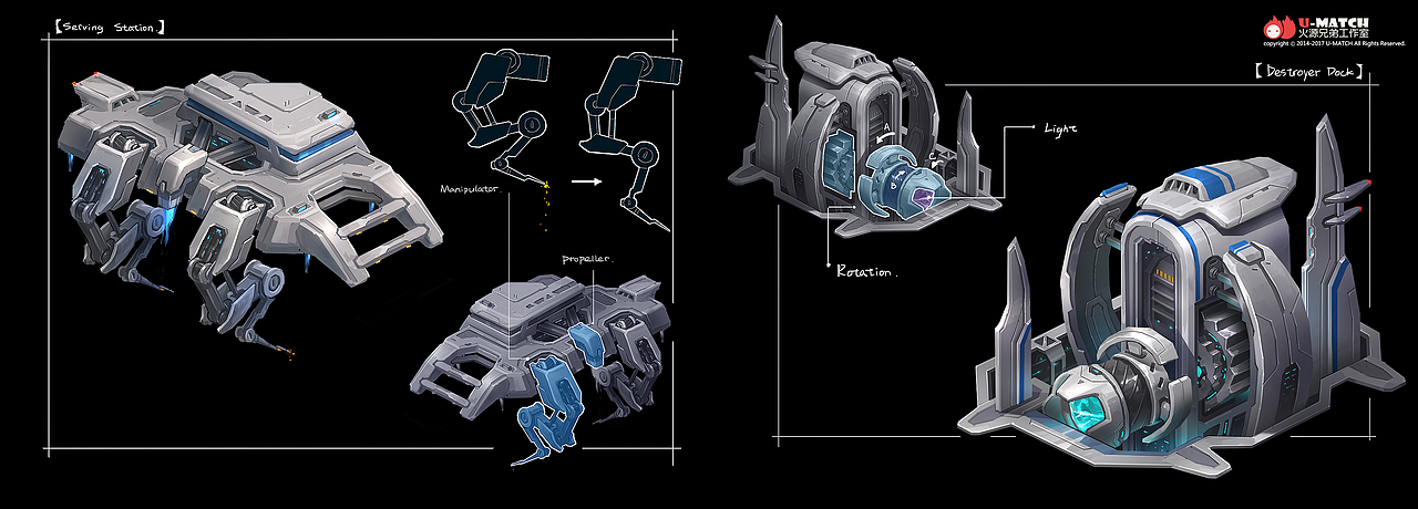 工作室去年为一个海外游戏做的设计
