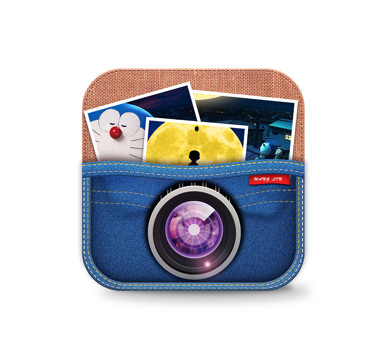 牛仔相機(jī)圖標(biāo)練習(xí)（圖ZMTM0MjA2OTYw） - 圖標(biāo) - 站酷設(shè)計(jì)師水點(diǎn)蒸發(fā)變作白云原創(chuàng)素材 - 站酷ZCOOL