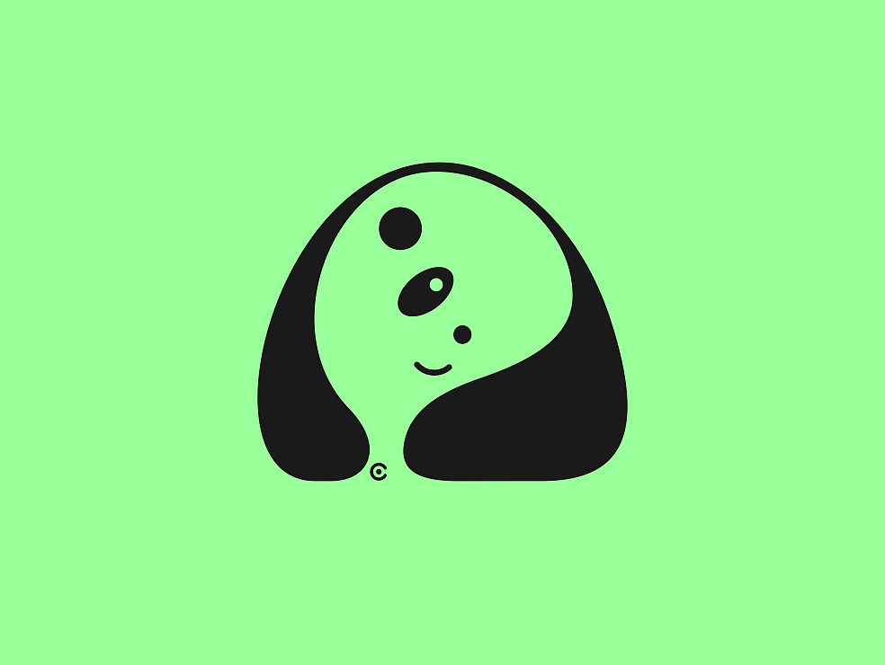 生态旅游品牌:绝对熊猫logo