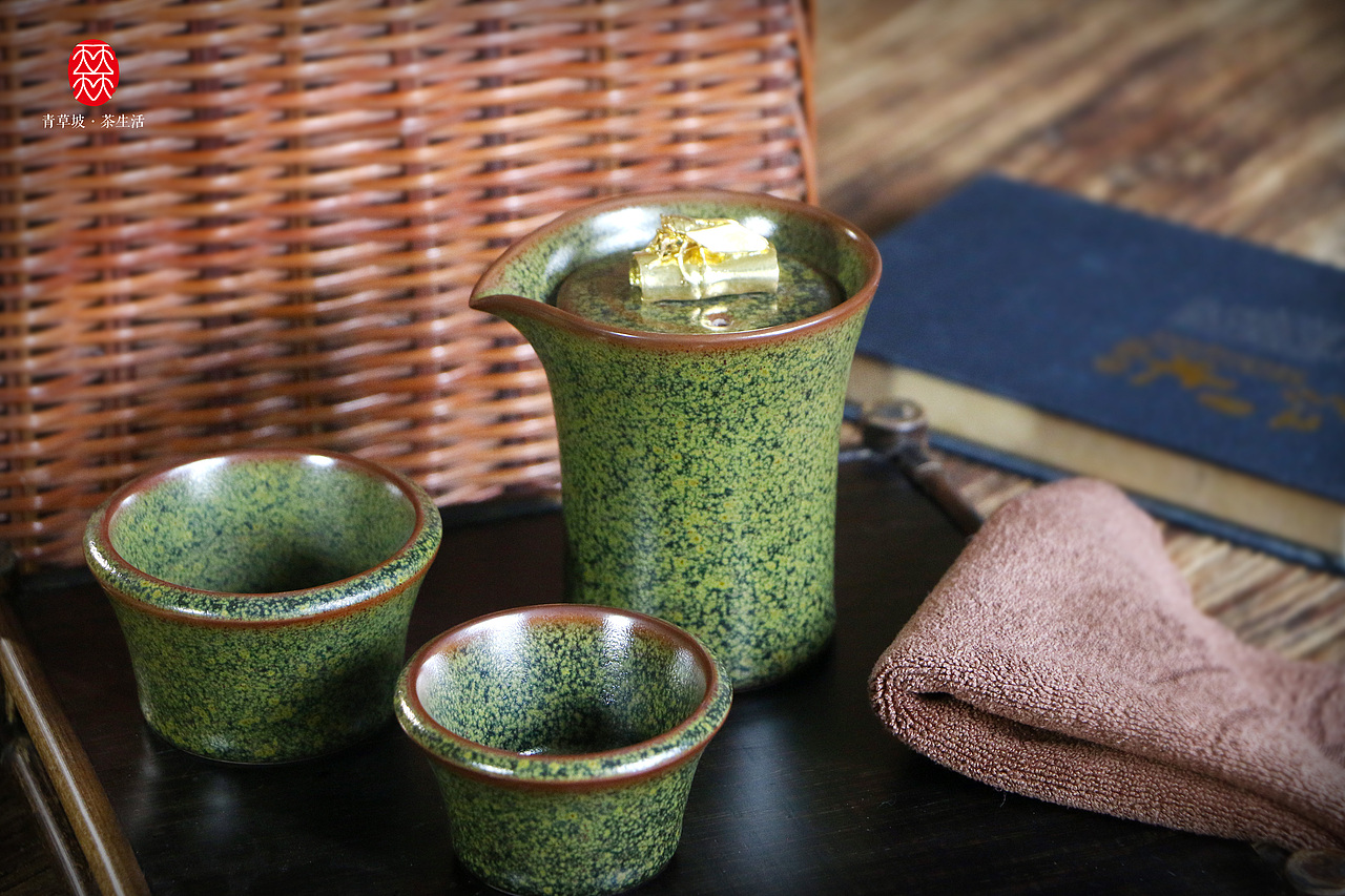 蟹甲青皮包旅行茶具