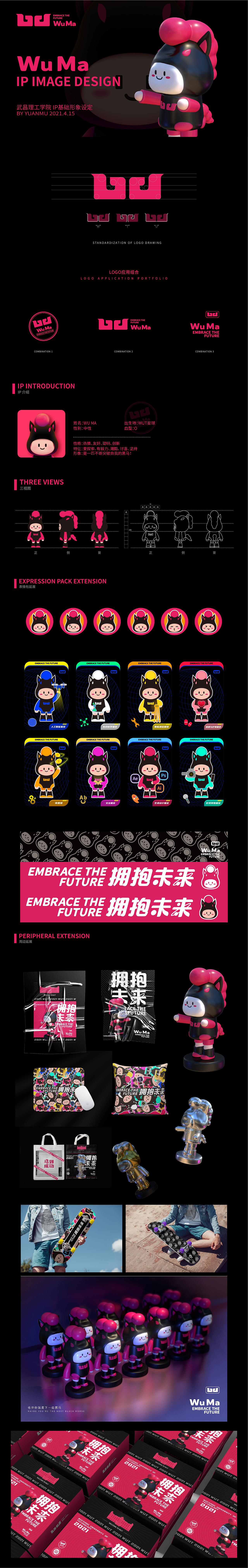 ”武昌理工学院“IP形象设计（图ZMjU1NjY1NDMy） - IP形象 - 站酷设计师原木先生视觉设计原创素材 - 站酷ZCOOL