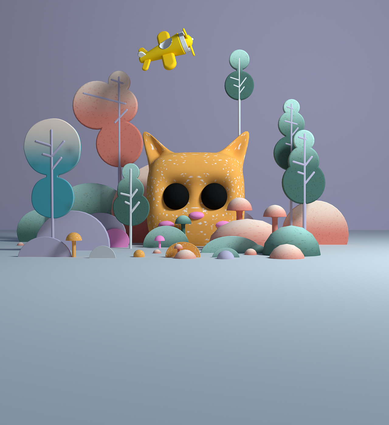 【c4d】卡通场景