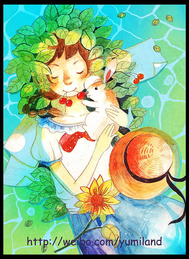 夏天（图ZNjI4NTkxMg==） - 商业插画 - 站酷设计师yumid原创素材 - 站酷ZCOOL