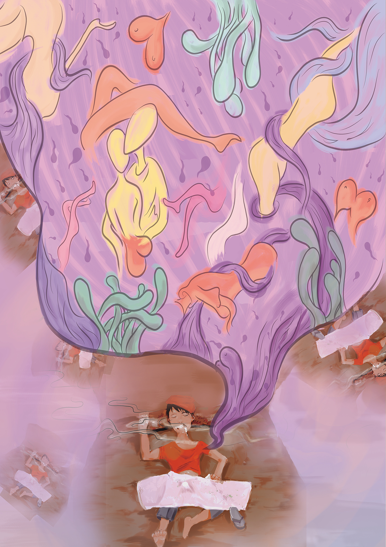 欲（图ZMjgyMDk5NDY0） - 艺术插画 - 站酷设计师贺铭琳原创素材 - 站酷ZCOOL