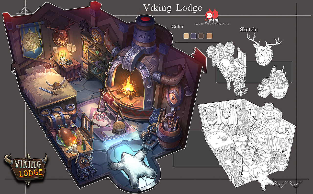 16年年底的一些作品。（图ZNzM2MTU3NDQ=） - 游戏原画 - 站酷设计师水豚酱原创素材 - 站酷ZCOOL