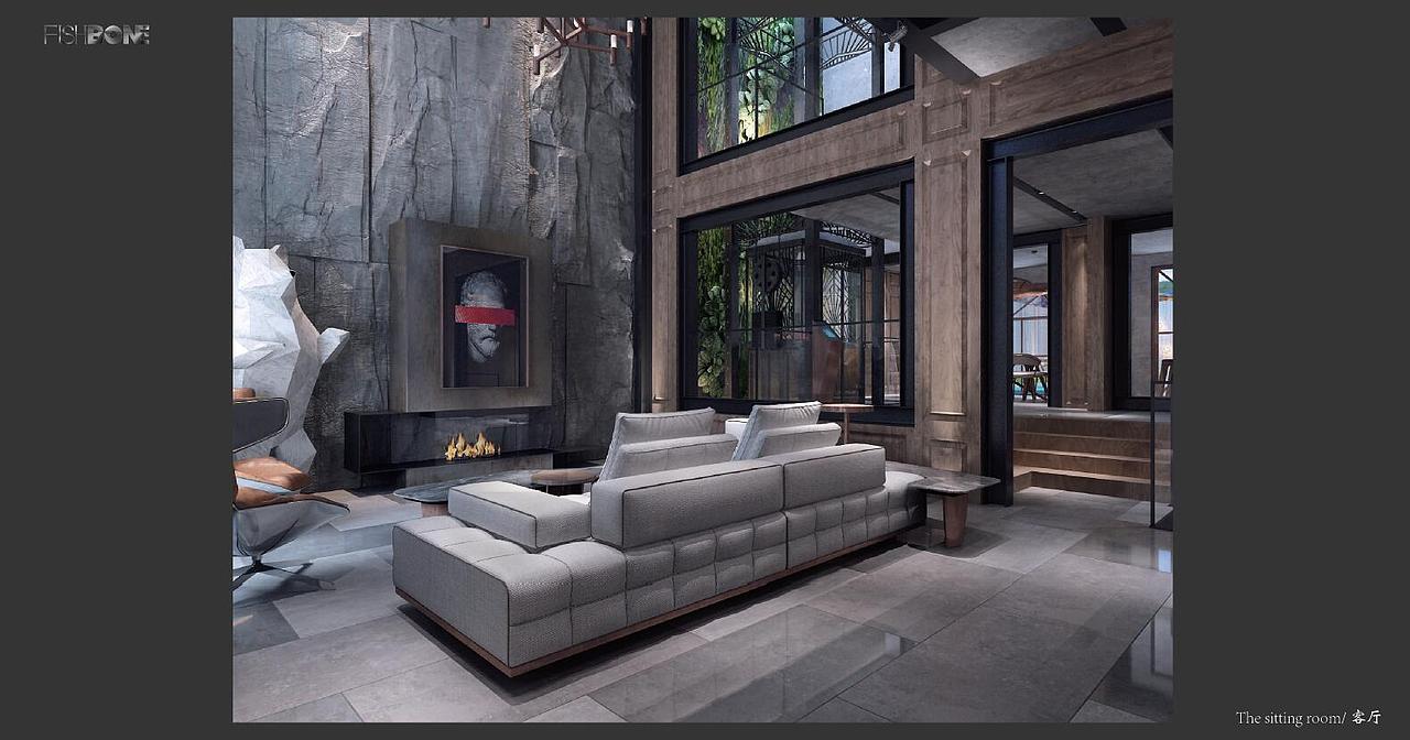 鱼骨设计——万和花园（N府）