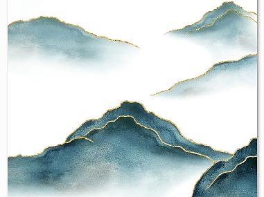 新中式山水挂画